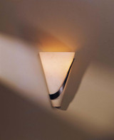 Half-Cone Right Wall Sconce, 2-Light, Black, Opal Glass, 12"H (206563-SKT-RGT-10-GG0074 A5Y2X)