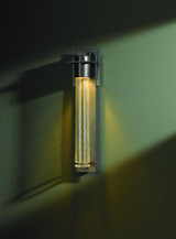 Airis Outdoor Wall Sconce, 1-Light, Dark Sky Compliant, Coastal Natural Iron, Seeded Clear Glass, 18.5"H (307910-SKT-20-II0145 LHXDR)