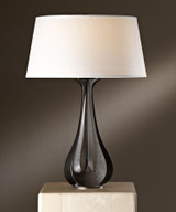 Lino Table Lamp, 1-Light, Natural Iron, Flax Shade, 25.3"H (273085-SKT-20-SE1815 395FND)