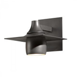 Hood Outdoor Wall Sconce, 1-Light, Dark Sky Compliant, Coastal Burnished Steel, 7"H (306563-SKT-78 3WAVJY)