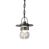 Mason Outdoor Pendant, 1-Light, Coastal Burnished Steel, Clear Glass, 7.2"W (363001-SKT-78-ZM0435 3WEUCM)