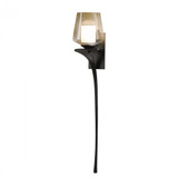 Antasia Left Wall Sconce, 1-Light, Soft Gold, Opal and Clear Glass, 26.5"H (204712-SKT-LFT-84-ZU0291 45VUC8)