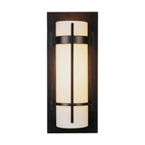 Banded with Bar Wall Sconce, 1-Light, Soft Gold, Opal Glass, 12"H (205892-SKT-84-GG0065 45VWA6)