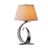 Fullered Impressions Table Lamp, 1-Light, Vintage Platinum, Flax Shade, 29"H (272678-SKT-82-SE1794 45Z0XE)