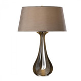 Lino Table Lamp, 1-Light, Vintage Platinum, Flax Shade, 25.3"H (273085-SKT-82-SE1815 461WP9)