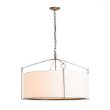 Bow Pendant, 4-Light, Soft Gold, Natural Anna Shade, 30"W (104255-SKT-84-SF2899 4RY4P9)