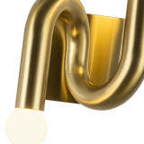 Alora Lighting Sadie 6-in Brushed Gold Socket Wall Vanity 