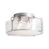 Bow Semi-Flush Mount, 4-Light, Vintage Platinum, Water Glass, 19.6"W (121145-SKT-82-LL0216 52YPF1)