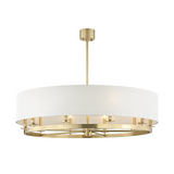 Durham Chandelier Aged Brass