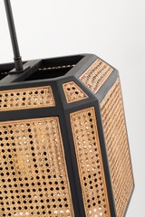 Georgia Pendant Old Bronze, Rattan