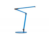 Z-Bar Mini Desk Lamp, Through-Table Mount, Warm Light, LED, Blue, 12.75"H (AR3100-WD-BLU-THR 407UAQ1)