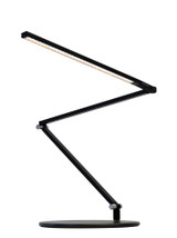 Z-Bar Slim Desk Lamp, Through-Table Mount, Cool Light, LED, Metallic Black, 14.5"H (AR3200-CD-MBK-THR 407UCMY)