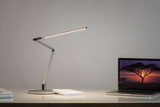Z-Bar Slim Desk Lamp, LED, Silver, Warm Light, 14.5"H (AR3200-WD-SIL-DSK 407U8QW)