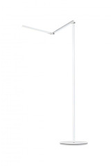 Z-Bar Floor Lamp, Warm Light, LED, White, 44"H (AR5000-WD-WHT-FLR 407U8RA)
