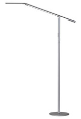 Equo Floor Lamp, Warm Light, LED, Silver, 56.75"H (ELX-A-W-SIL-FLR 407U8TC)