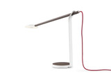 Gravy Desk Lamp, Warm Light, LED, Walnut, Matte White, 13.5"H (GR1-W-WNR-MWT-DSK 407U9PM)