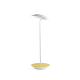 Royyo Desk Lamp, LED, Matte White, Honeydew Felt Base, 17.5"H (RYO-SW-MWT-HDF-DSK 407UELX)