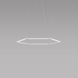 Z-Bar Pendant, Small Honeycomb, LED, Matte White, 35.75"W (ZBP-16-H-SW-MWT-CNP 407U9R9)