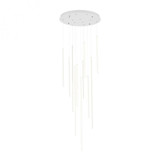 Chute 12 Head White LED Multi Pendant