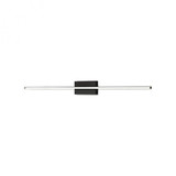 Vega Minor Wall Sconce, LED, Black, White Acrylic Diffuser, 36"H (WS18236-BK 48K16)