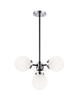 Maru Pendant, 4-Light, Chrome, 20.28"W (C72304CHOP 305UT68)