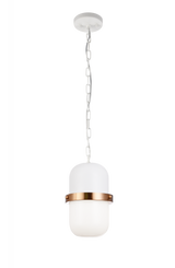 Tillie Pendant, 1-Light, White, 7.13"W (C73801WHOP 305XM1V)