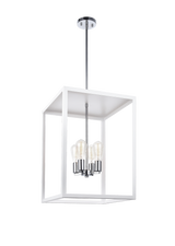 Flare Pendant, 4-Light, White, 16"W (C76004WH 305XK2C)