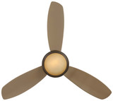 Concept I Ceiling Fan, 3-Blade, 1-Light, LED, Oil Rubbed Bronze, Taupe Blades, 52"W (F476L-ORB EQ7U)