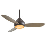 Concept I Ceiling Fan, 3-Blade, 1-Light, LED, Oil Rubbed Bronze, Taupe Blades, 52"W (F476L-ORB EQ7U)