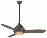 Concept I Ceiling Fan, 3-Blade, 1-Light, LED, Oil Rubbed Bronze, Taupe Blades, 52"W (F476L-ORB EQ7U)