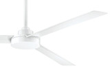Roto XL Ceiling Fan, 3-Blade, Flat White, Flat White Blades, 62"W (F624-WHF EMAU)