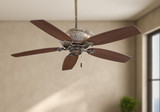 Classica Ceiling Fan, 5-Blade, French Beige, Medium Maple Blades, 54"W (F659-FB 7GZT)