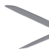 Rudolph Ceiling Fan, 3-Blade, Brushed Nickel, Silver Blades, 52"W (F727-BN/SL EMAX)