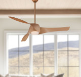 Artemis Ceiling Fan, 3-Blade, 1-Light, LED, Maple, Maple Blades, 58"W (F803DL-MP HL18)