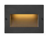 Hinkley Taper Step 12V Horizontal Matte Black Stainless 5.0"W x 3.5"H x 1.0"L 