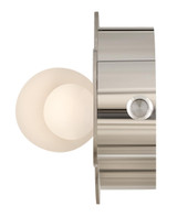 Hinkley Rhea Small LED Vanity Polished Nickel 18.0"W x 10.0"H x 6.25"L 