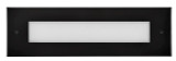 Hinkley Dash LED Flush Step Light 120V Stainless Steel Black 8.75"W x 3.75"H x 1.25"L Flat 