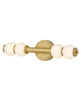 Hinkley Trigo Large LED Sconce Lacquered Brass 6.0"W x 24.0"H x 6.0"L 