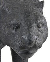 Currey and Company Standing Black Panther Bronze 