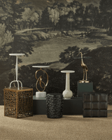 Currey and Company Baltz Black Accent Table 