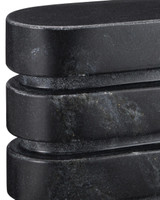 Currey and Company Bheslana Marble Black Object, Set of 2 