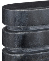 Currey and Company Bheslana Marble Black Object, Set of 2 