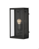 Currey and Company Royster Black Outdoor Wall Sconce 