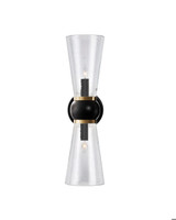 Currey and Company Byford Bronze Bath Wall Sconce 