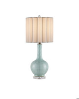 Currey and Company Celadon Crackle Table Lamp 