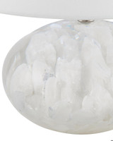 Currey and Company Odette White Table Lamp 