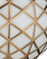 Currey and Company Polyhedron Small Pendant 