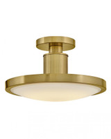 Hinkley Kieran Medium Semi-Flush Mount Lacquered Brass 