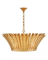 Hinkley Reina Medium Tapered Chandelier Distressed Brass 33.75"W x 16.0"H x 33.75"L 