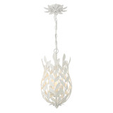 Broche 3 Light Matte White Mini Pendant, Crystorama 563-MT 2NZ94